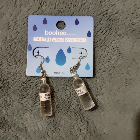 Hot Topic Jewelry - BooHoo Boy Tears earrings💧